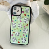 Cat World Light green Epoxy Phone Case