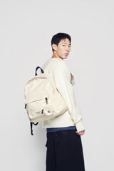 24FW ベーシックロゴ シンプルコットンバックパック アイボリー