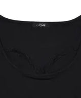 レースロングスリーブティー (BLACK)