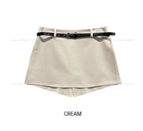 Teti Slit Layered Skirt-Pants