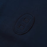 Open back sweat shirt / Navy