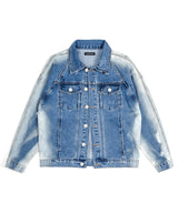 BBD Side Bleached Denim Jacket (Blue)