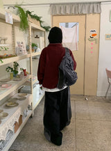 [unisex] バルデト起毛カラーフリーススウェットシャツ