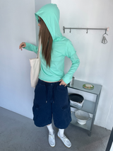 カットアウトレイヤードフード T