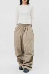 Martin Rivet Wide Pants (3color)