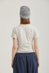 ウォッシングクラックtシャツ