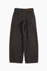 Heavy warm corduroy wide pants