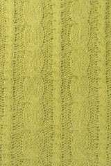 Cinnamon cable knit_olive