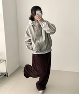 エンジェルウィングスターポケットエンブロイダリーワイドバンディングパンツ