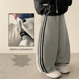 Theo Side Track Line Balloon Training Wide Pants