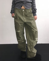 カーペンターダメージパンツ