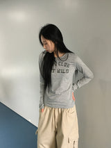 ステイヴィンテージヘンリーネック長袖Tシャツ (3c)