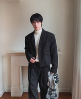 Flat Cropped Tweed Jacket