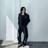 Vibe Pinstripe Boxy Trousers