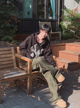 ストーンウォッシュドダイアゴナルカーゴパンツ
