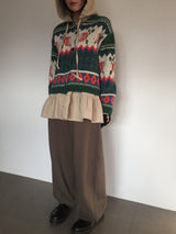 Recommended ライブフードラッフルブラウス (3color)