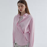 RVS Wrap Shirts Pink