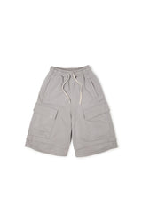 VINTAGE OVER SWEAT SHORTS (GRAY)