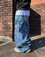 SLミリタリーカーゴデニムパンツ (2C)