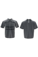 Striped Badge Polo Shirt