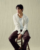 Stranger Classic Fit Lace Shirt (Cream)