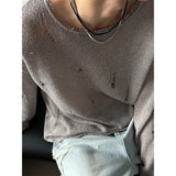 [S/S] ダメージネットロングスリーブ (4color)