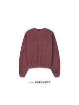 ピグメントクロップスウェットシャツ 7COLOR
