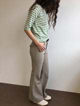 [SET]Arden bootcut pants + belt (3color)