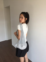 Clear Stripe Shoulder Bag (3color)