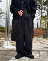 Adieu tutuck slacks (Black)