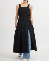 Roof tile Dress - Black