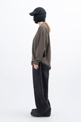 アカバランアウト長袖Tシャツ