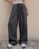 Ans バンディングワイドパンツ