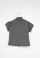 slim puff zip-up