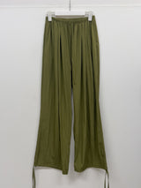 Pleo Strap Banding Wide Pants