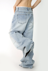 wing denim pants(2color)