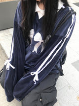 kitsch velvet ribbon t-shirt