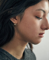 [925 silver] Deux.silver.209 / エペバンピアス (ゴールド)