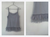 tori dot frill sleeveless