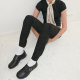 Monk 0043. Belted Loafers - 2colors