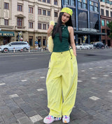 Velvet puffy pants - VELVET PANTS