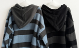 Beaded Dangara Snap Knit Hooded