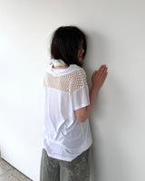 Cloudy Openneck Tee (3colors)