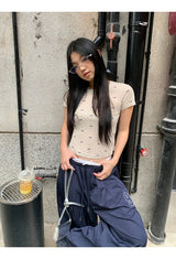 Number Navy Casual Banding Pants