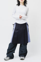 (W) Lowkey Checked Skirt (2color)