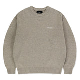 BASIC LOGO NEP KNIT SWEATER