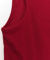 Love & Healthy ロゴノースリーブトップ Red