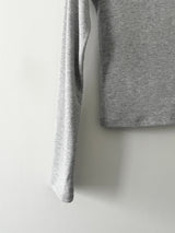 ファニーダイアグナルスリムオフショルダーTシャツ
