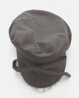 lira lace ribbon madoros hunting cap beret hat