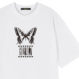 HOLY BUTTERFLY OVER FIT SHORT-SLEEVED T-SHIRT_WHITE